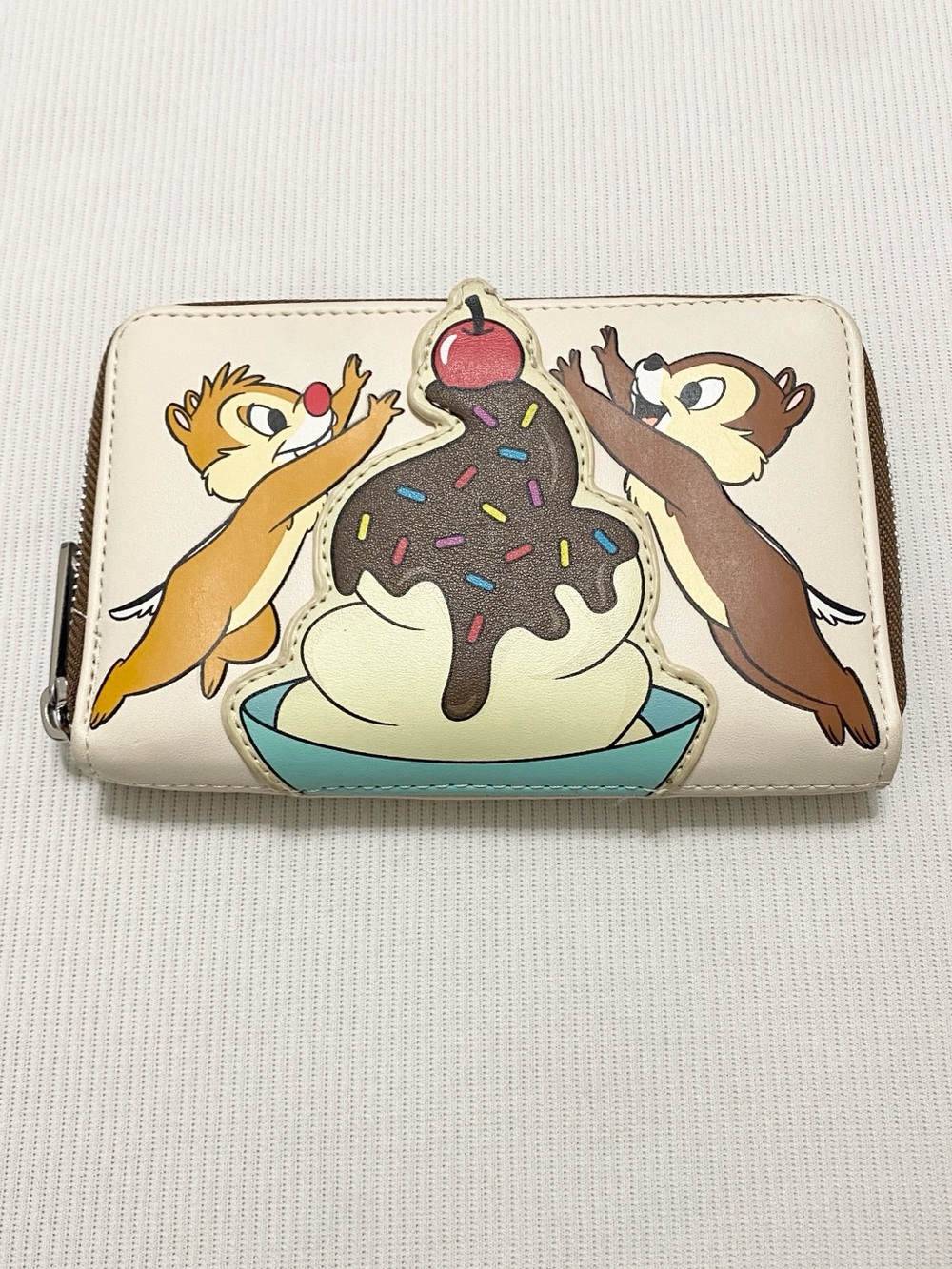 Disney Loungefly Chip And Dale Cherry On Top Wallet